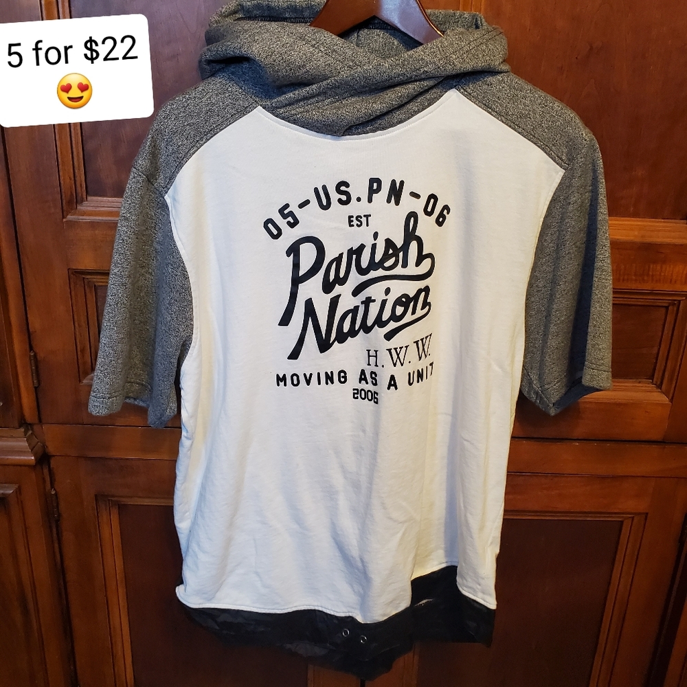 Parish Nation Short Sleeve Hoodie Sale